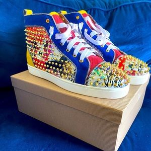 Christian Louboutin Men’s Hightop Sneakers